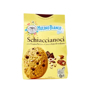 Mulino Bianco Ciastka 300g Schiaccanoci Z Kawałkami Czekolady I Orzechów