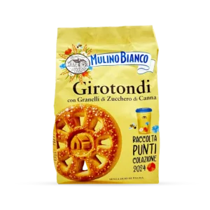 Mulino Bianco Ciastka 350g Girotondi Okrągłe z Cukrem