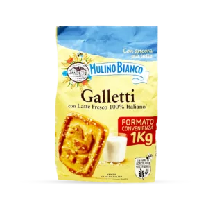 Mulino Bianco Ciastka 1000g Galetti Prostkątne z Cukrem