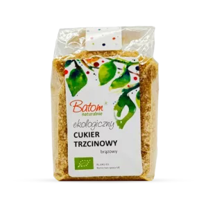 Ekologiczny Cukier Trzcinowy Brązowy 500g Batom Bio