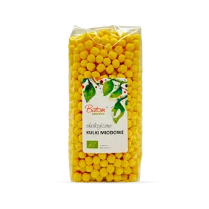 Ekologiczne Chrupki Kulki Kukurydziane Miodowe 250g Batom Bio