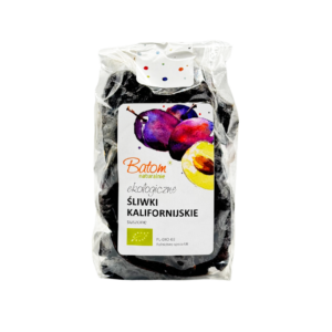 Ekologiczne Śliwki Kalifornijskie Suszone Bez Pestek 250g Batom Bio 